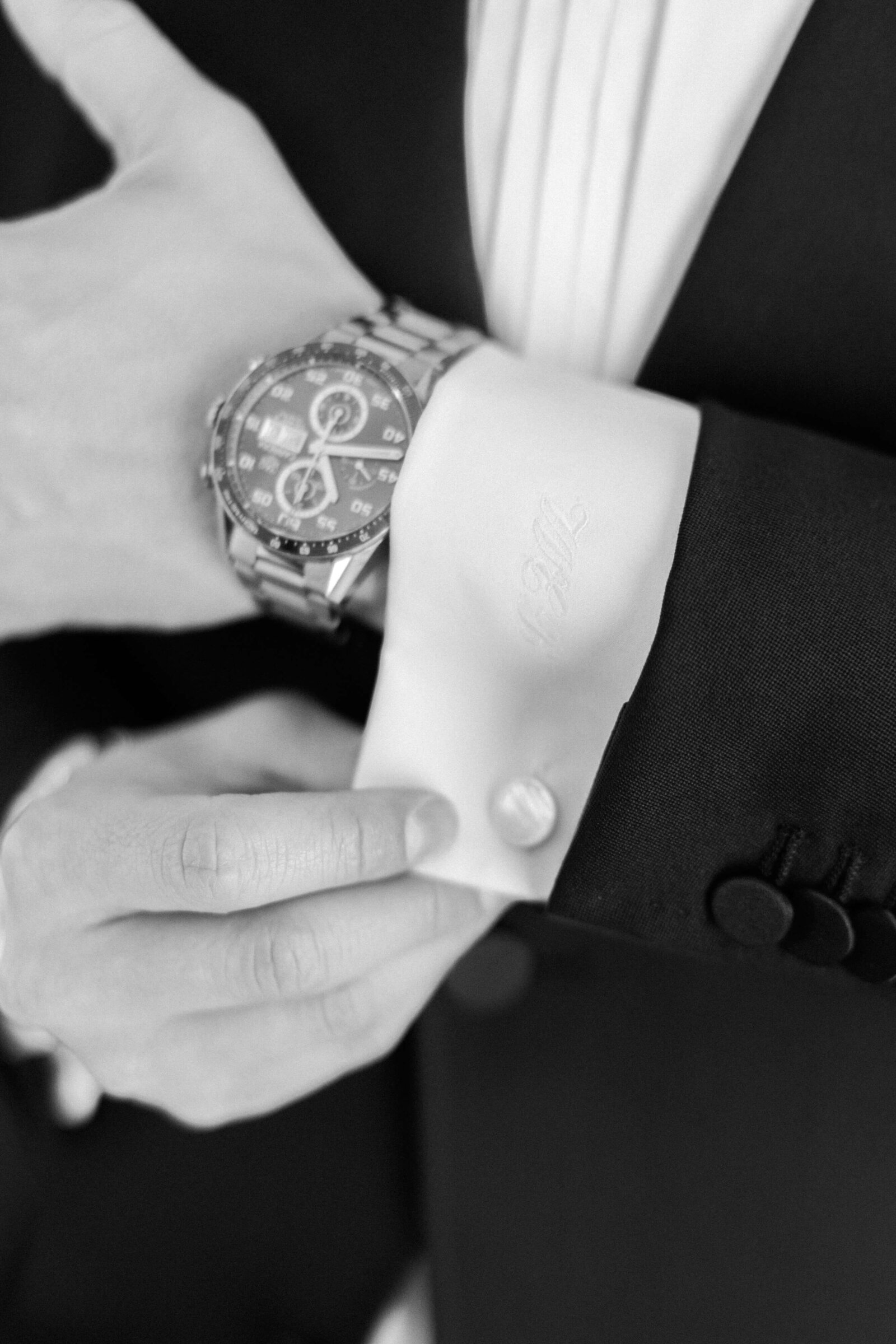 Malibu Wedding Groom Detail