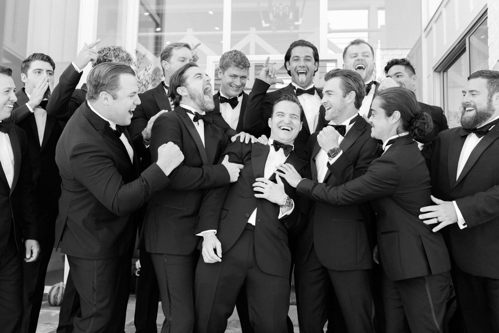Malibu Estate Wedding Groomsmen