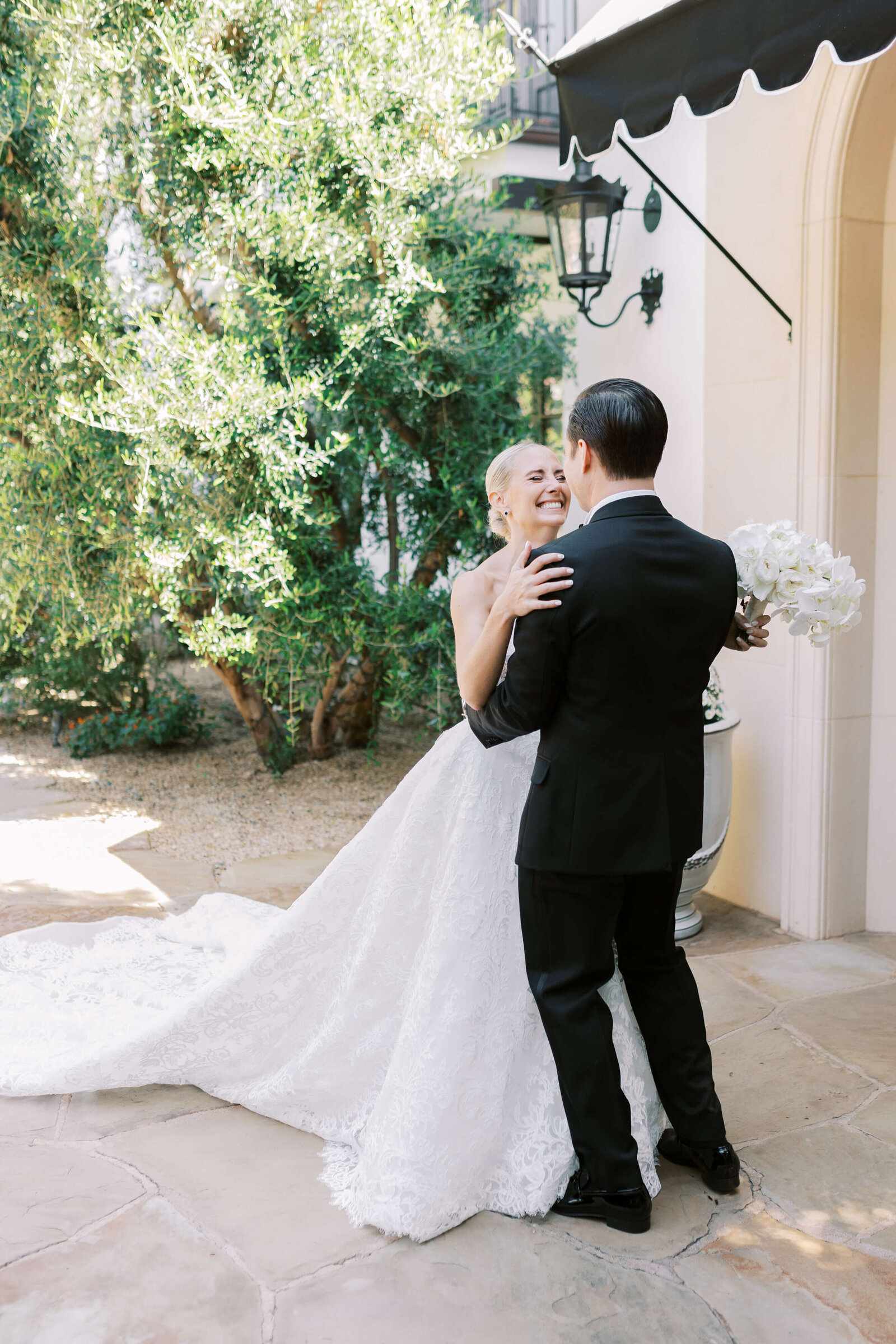 Malibu Estate Wedding First Look