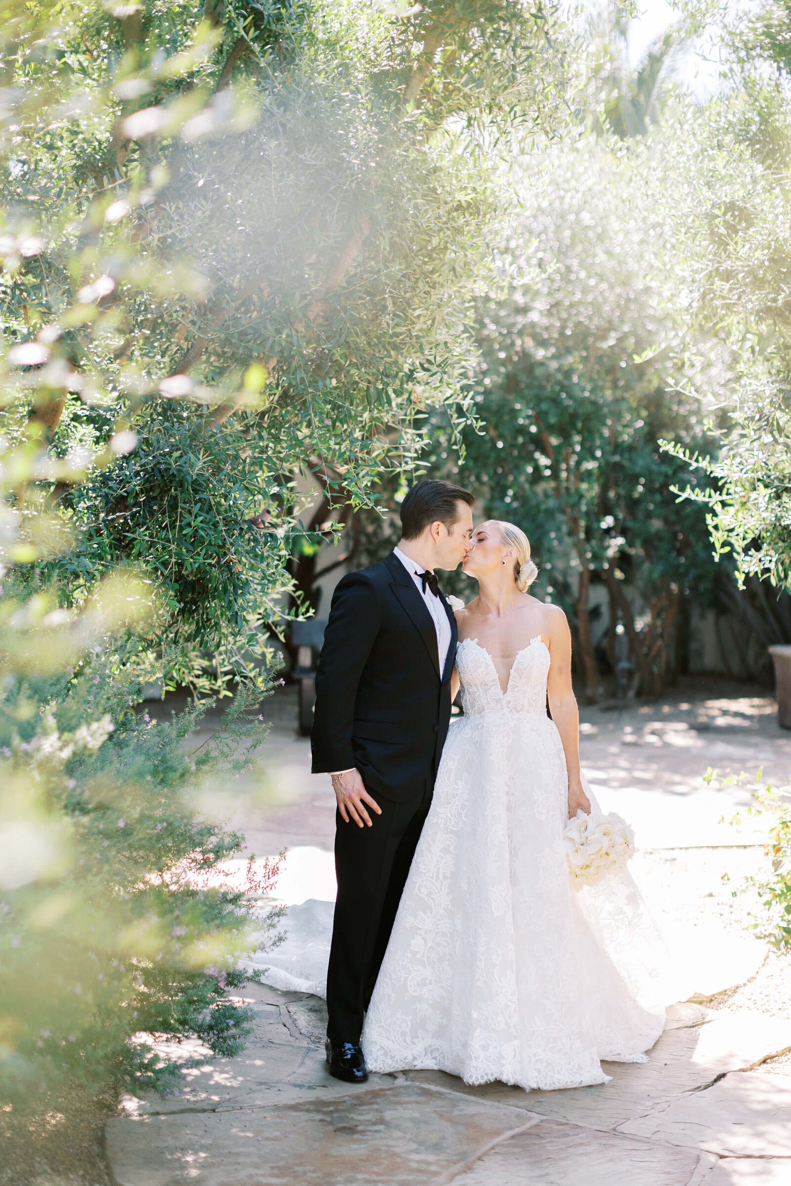 Malibu Wedding Bride and Groom Portrait