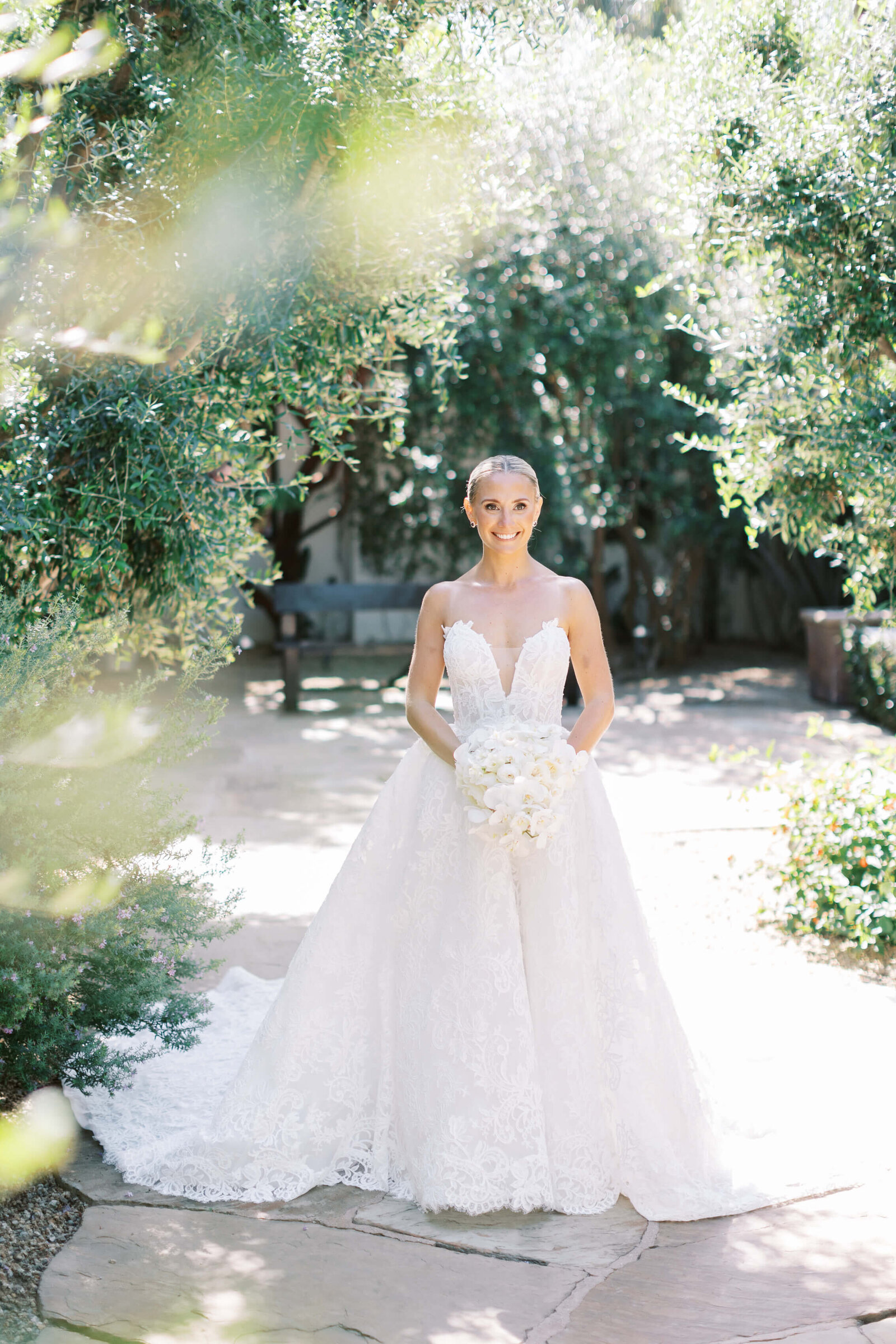 Malibu Estate Wedding Bridal Portrait
