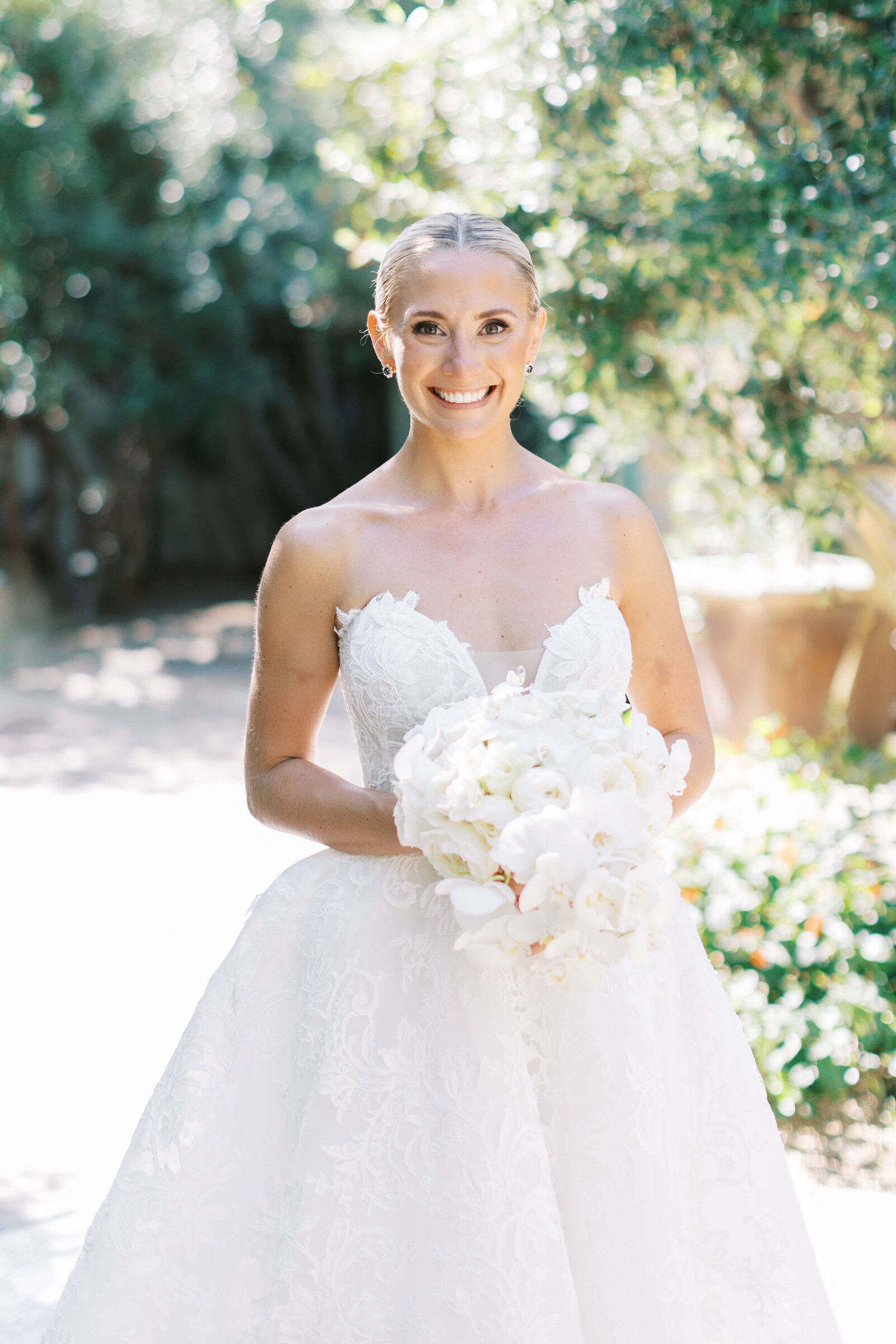 Malibu Estate Wedding Bridal Portrait