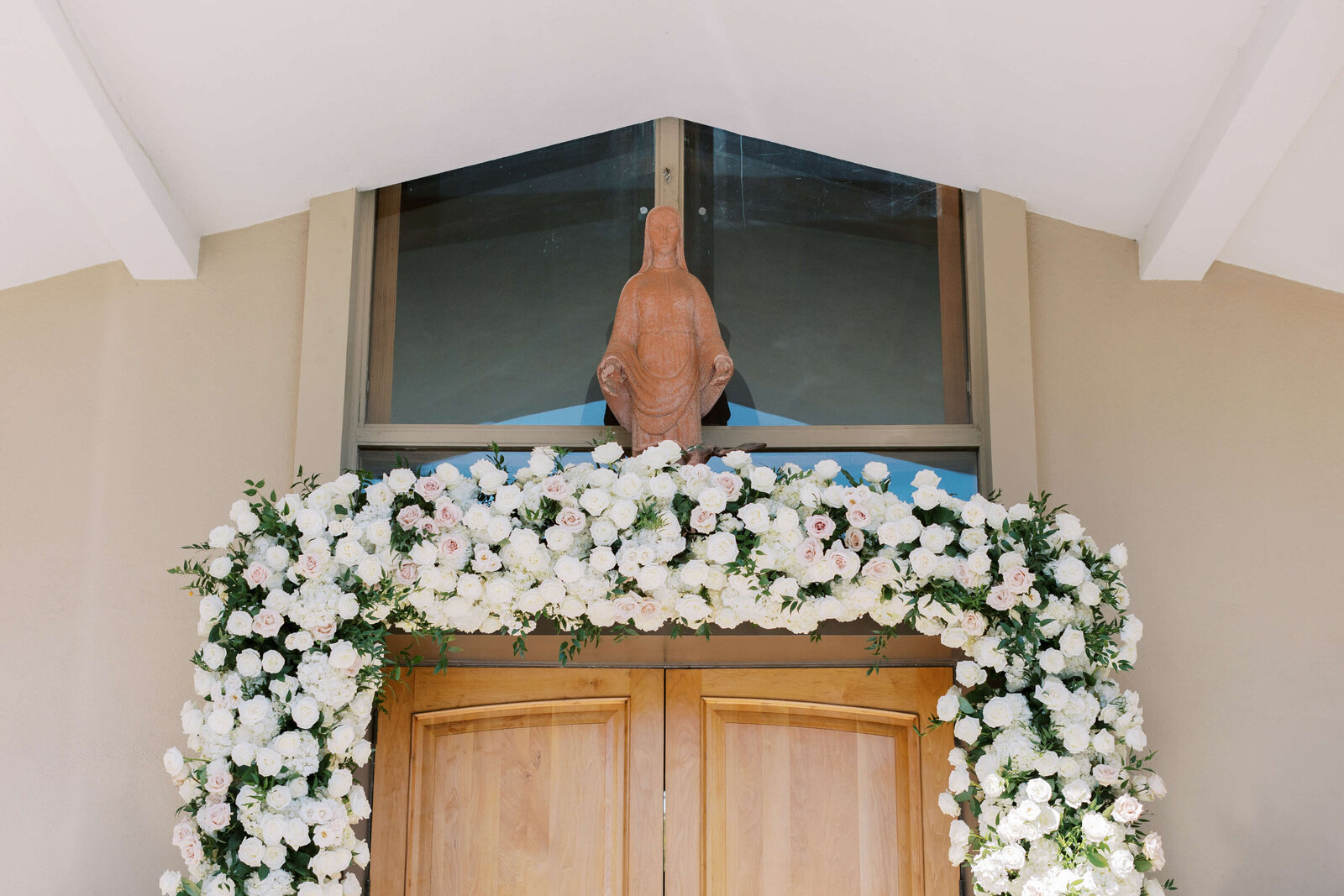 Malibu Wedding Ceremony Floral Arch