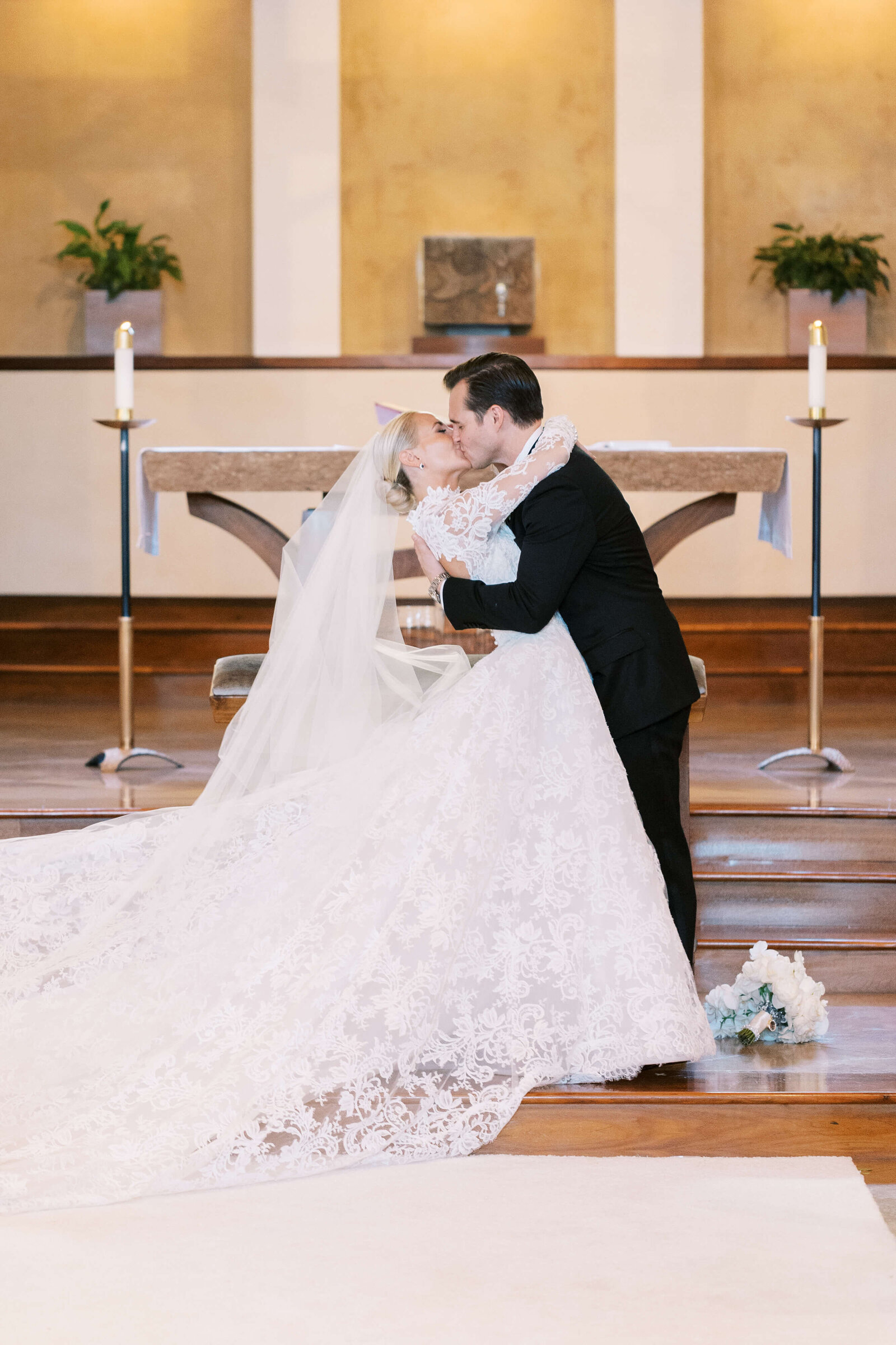 Malibu Catholic Church Wedding Ceremony