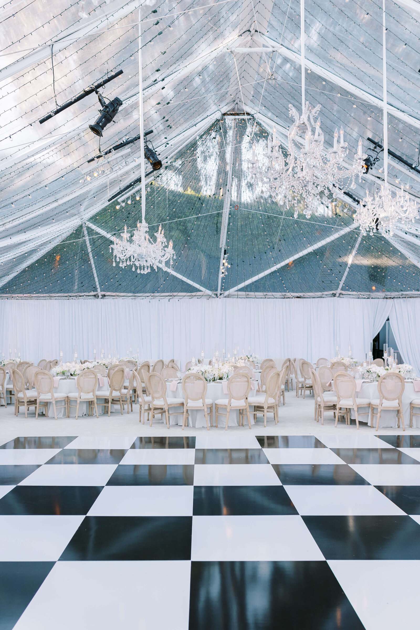 Tented Malibu Estate Wedding Reception 