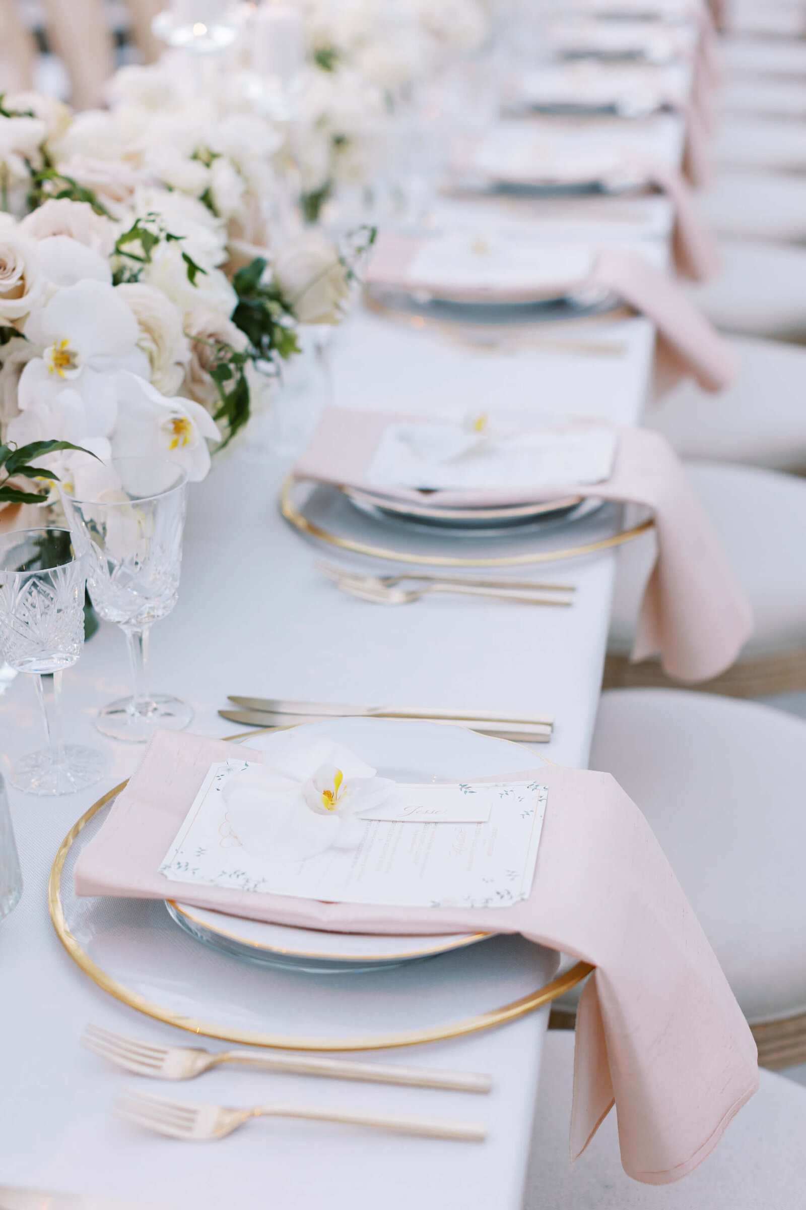 Malibu Wedding Reception Table