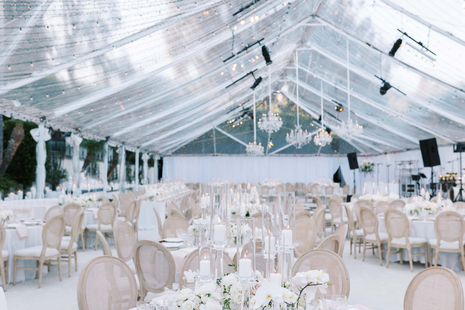 Malibu Estate Wedding Reception Wide