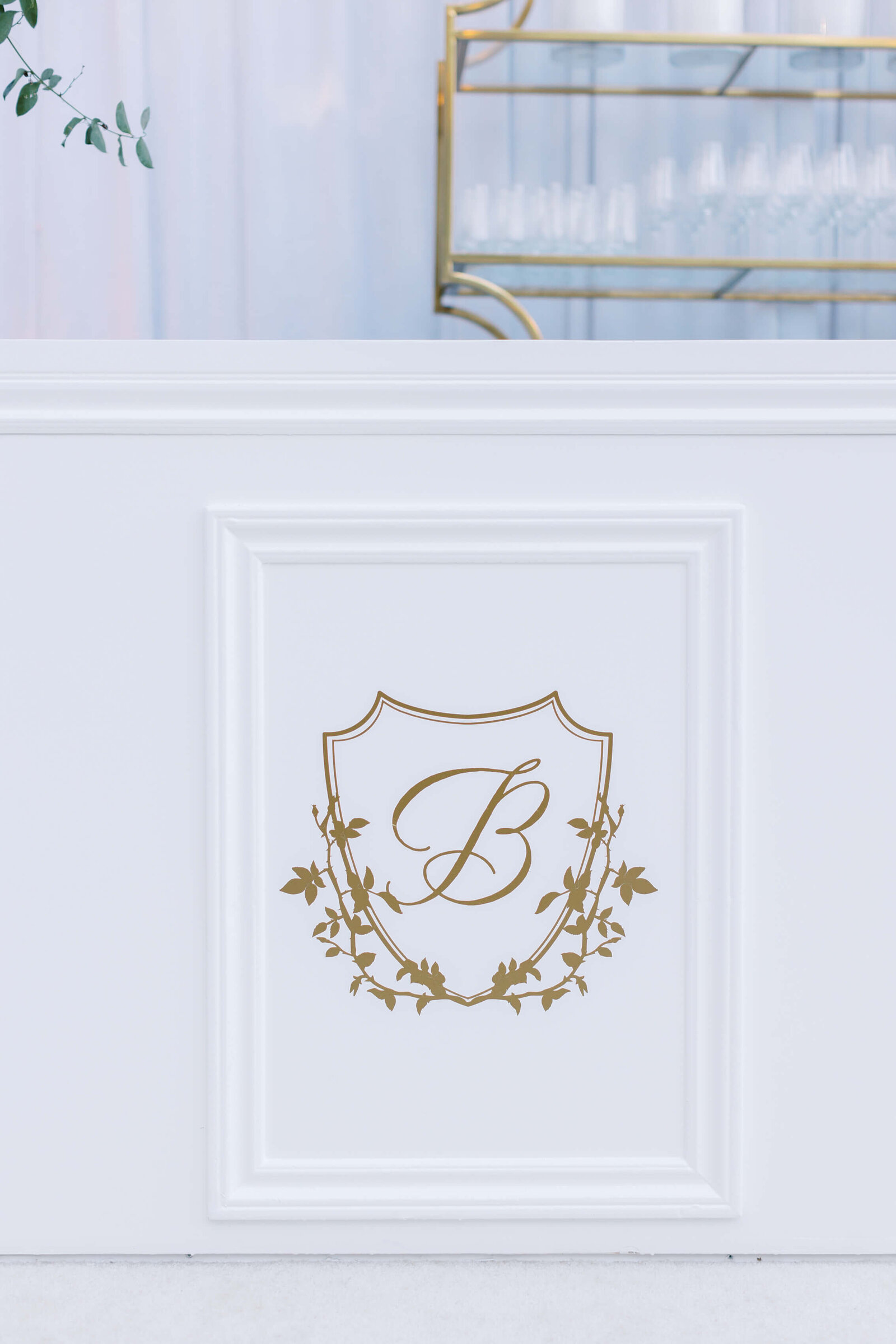 Malibu Estate Wedding Reception Bar Detail