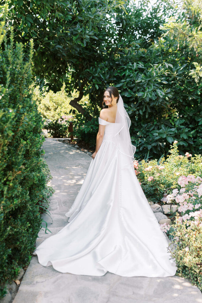 Gerry Ranch Bride before First Look. Lisa Leanne Photography