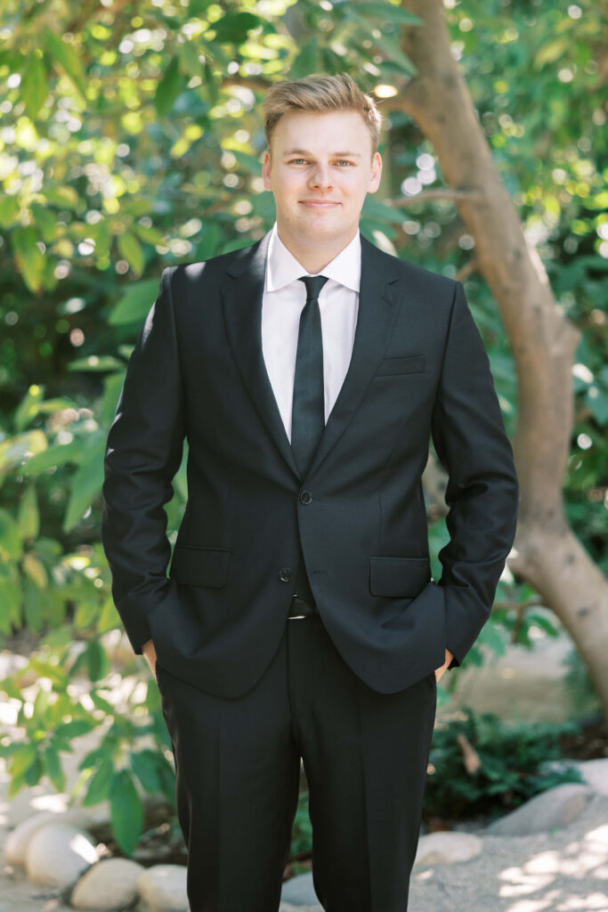 Gerry Ranch Groom Portrait - Lisa Leanne Photography