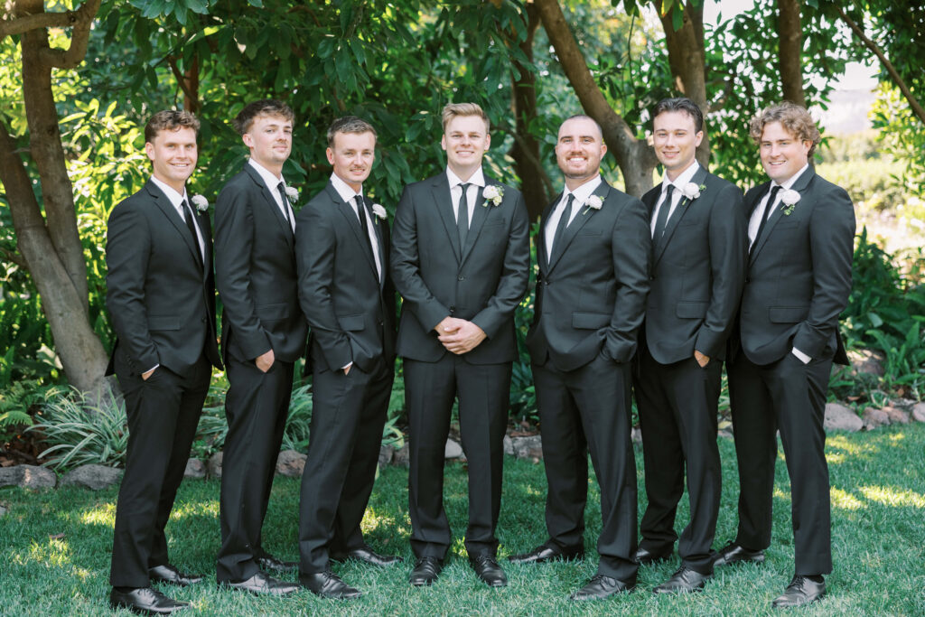 Gerry Ranch Wedding Groomsmen - Lisa Leanne Photography