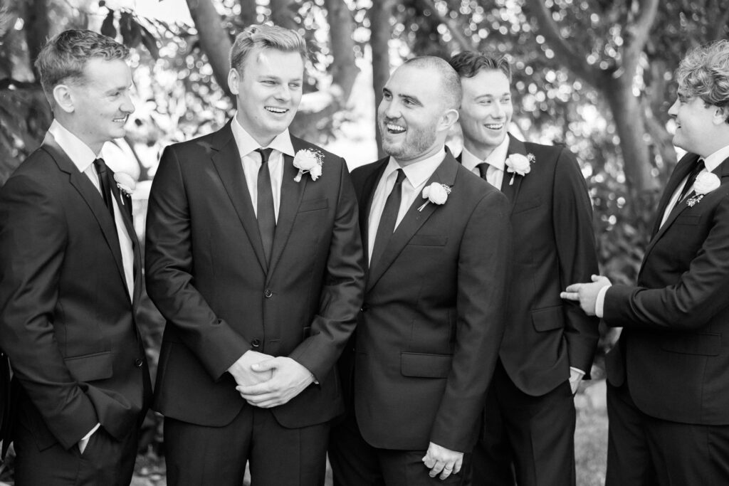 Gerry Ranch Wedding Groomsmen - Lisa Leanne Photography