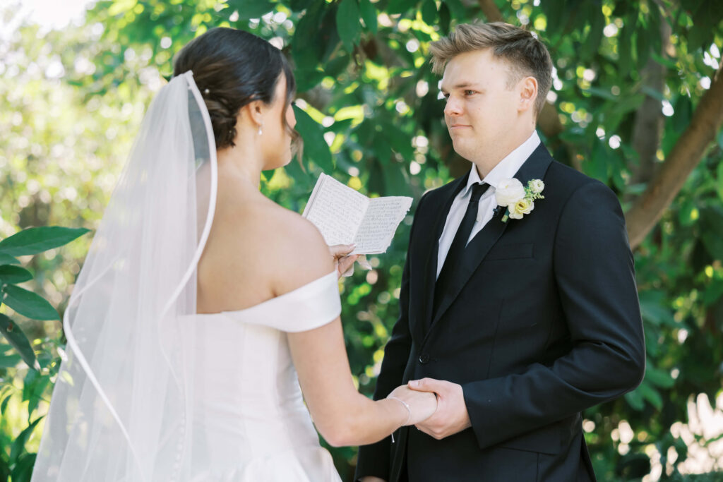 Gerry Ranch Wedding Vows - Lisa Leanne Photography