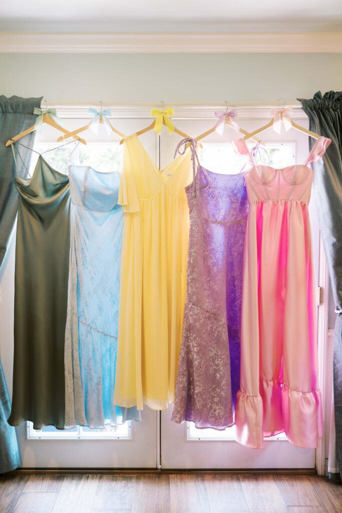 Gerry Ranch Wedding Bridesmaids Dresses. Lisa Leanne Photography