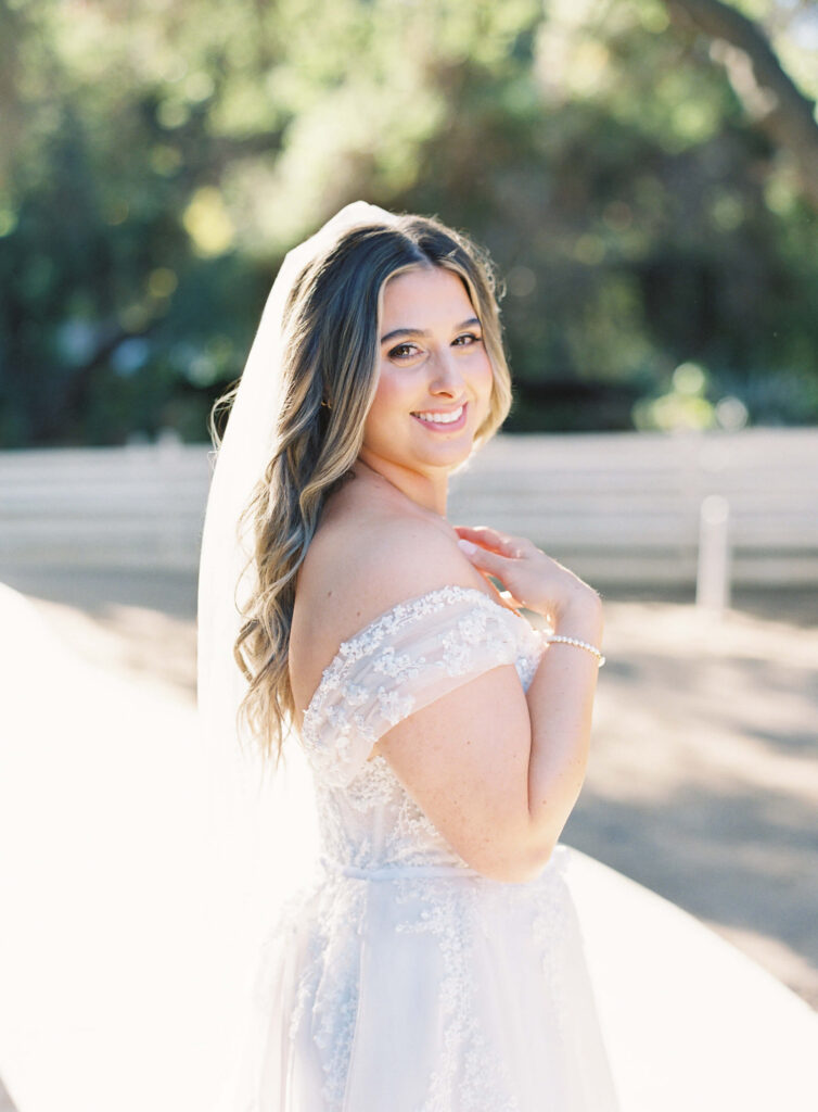Bridal Portrait at Calamigos Ranch - Lisa Leanne Photography