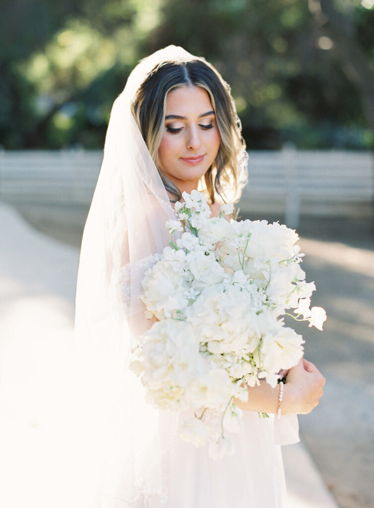 Bridal Portrait at Calamigos Ranch - Lisa Leanne Photography
