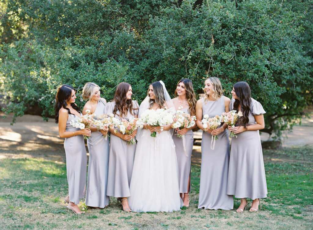 Bridesmaids at Calamigos Ranch - Lisa Leanne Photography