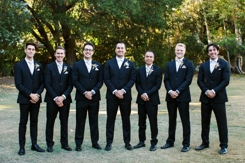 Groomsmen at Calamigos Ranch - Lisa Leanne Photography