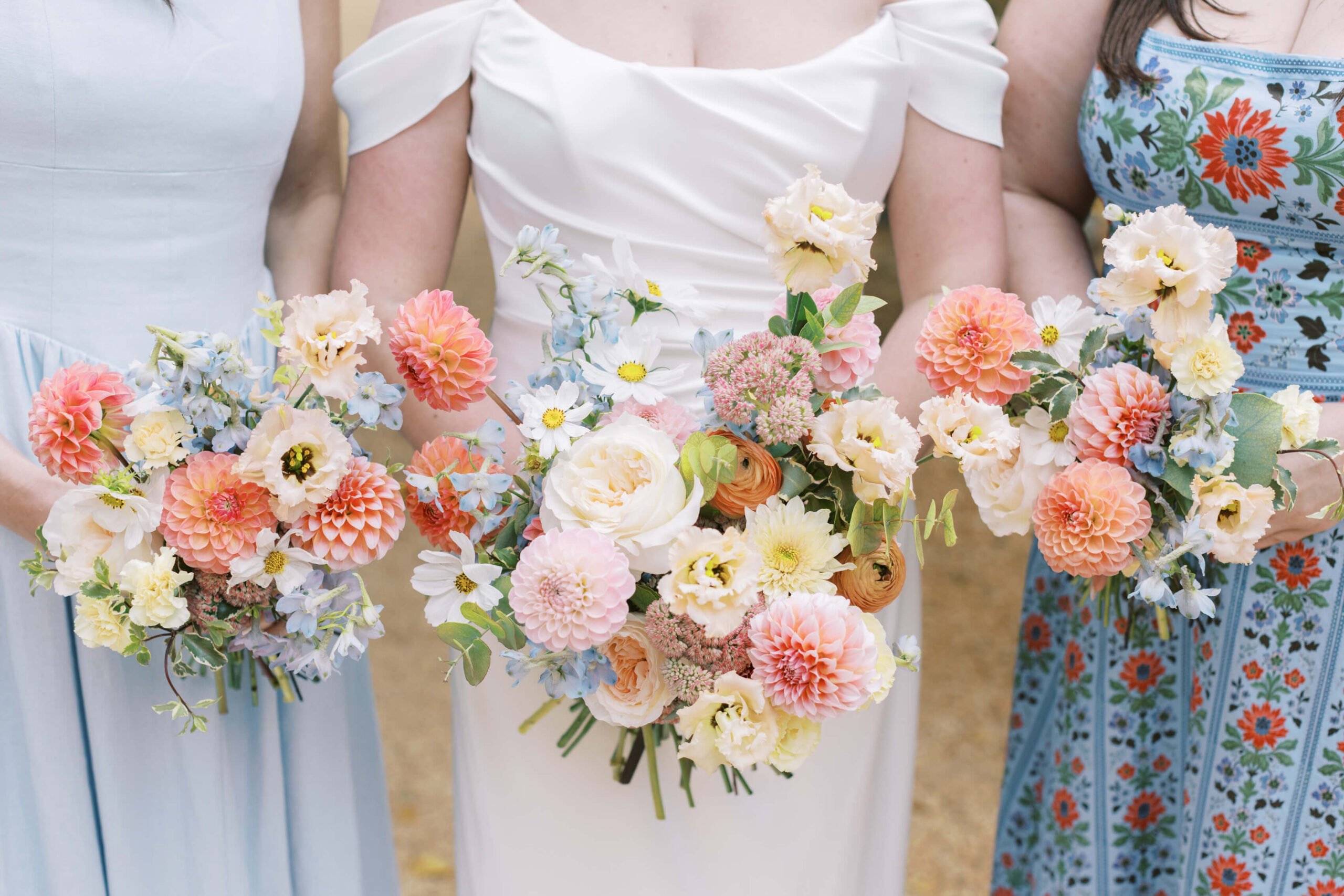 Calamigos Ranch Wedding Bridesmaids Bouquets
