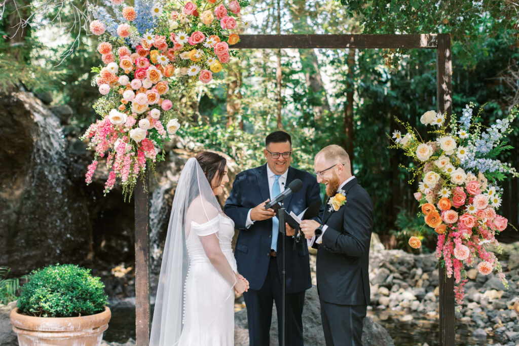 Calamigos Ranch Birchwood Room Wedding Ceremony Vows