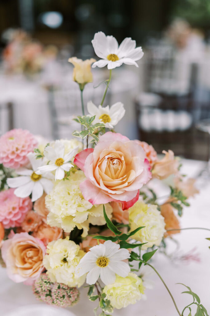 Calamigos Ranch Wedding Table Florals