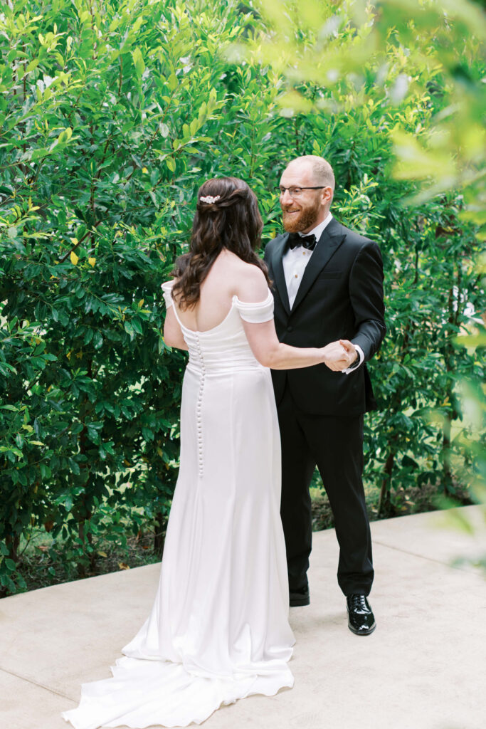 Calamigos Ranch Bride and Groom First Look