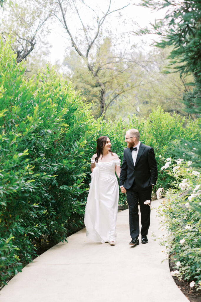 Calamigos Ranch Bride and Groom Portrait
