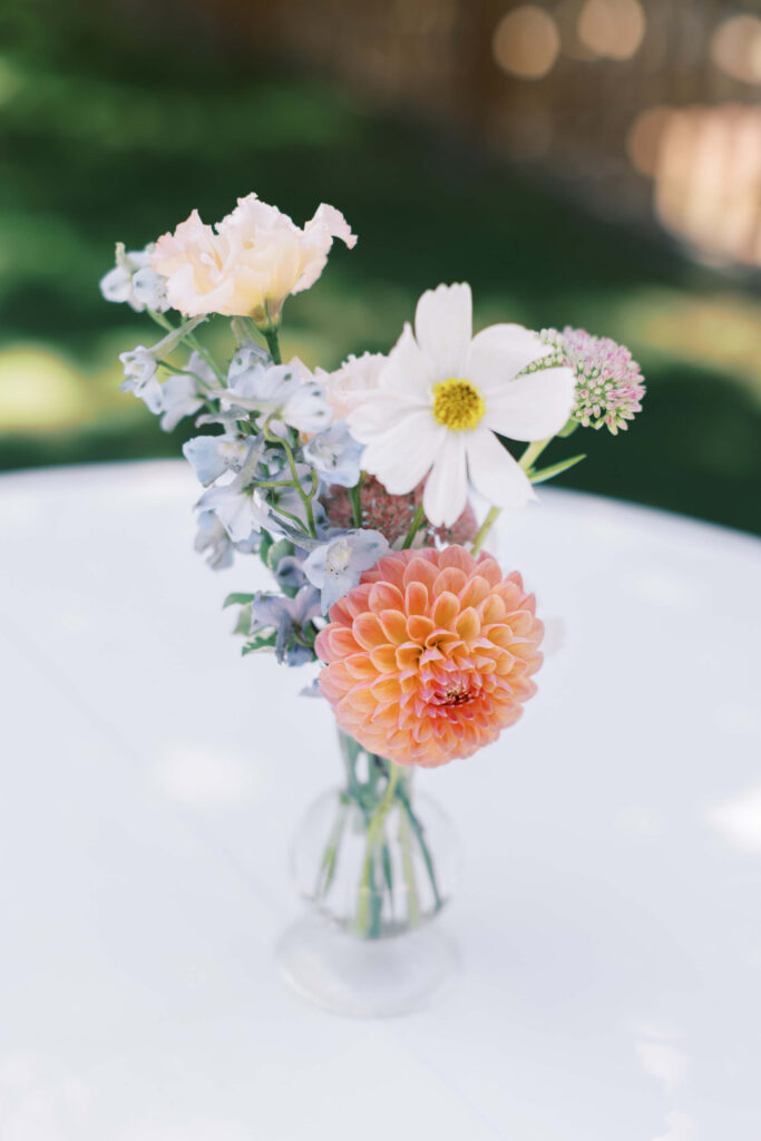 Bud Vase Detail - Calamigos Ranch Wedding