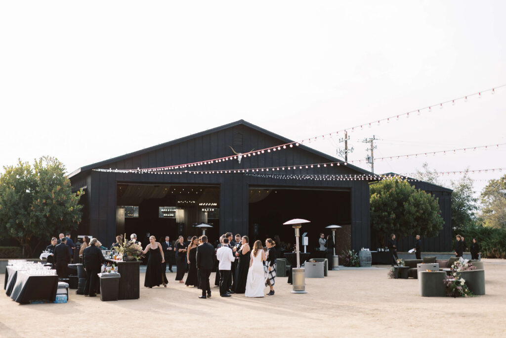 Roblar Farm Wedding Cocktail Hour - Lisa Leanne Photography