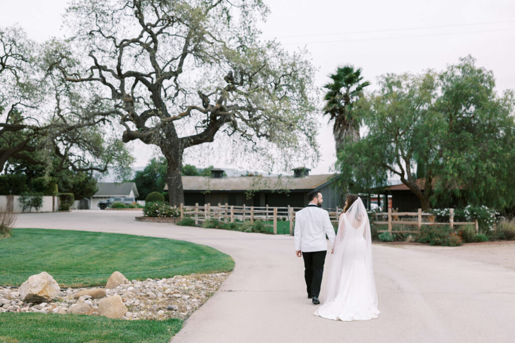 Roblar Winery Wedding Bride and Groom Portrait - Lisa Leanne Photography