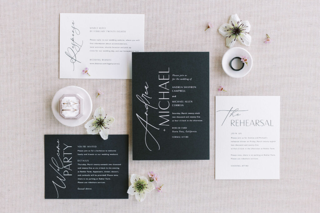 Roblar Farm Wedding Invitation Suite - Lisa Leanne Photography