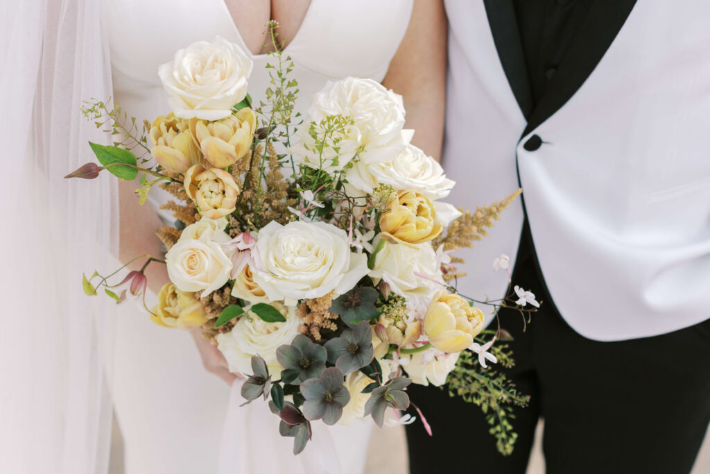 Roblar Farm Wedding Bridal Bouquet Detail - Lisa Leanne Photography
