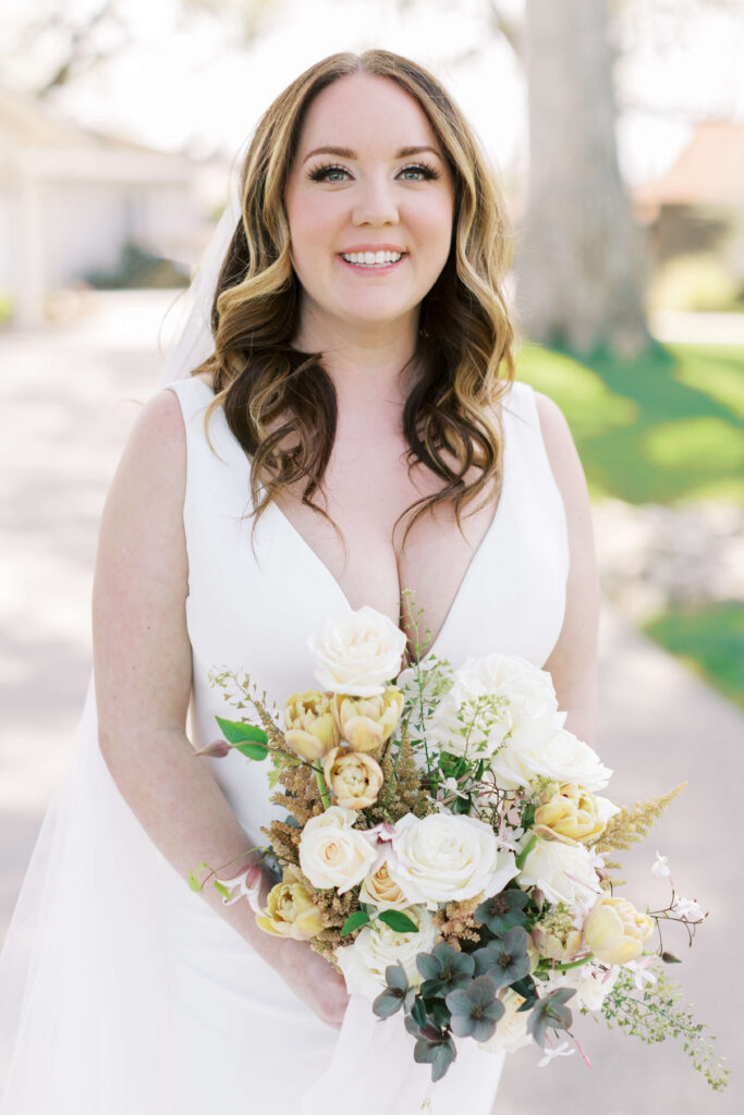 Roblar Farm Wedding Bridal Portrait - Lisa Leanne Photography