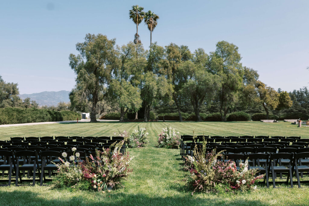 Roblar Farm Ceremony Setup - Lisa Leanne Photography