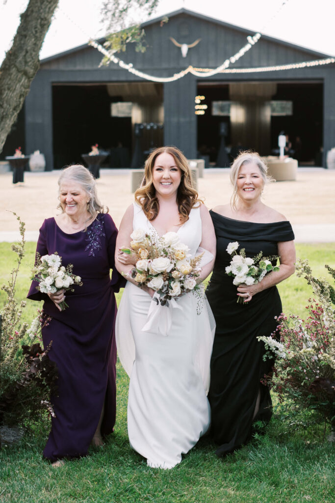 Roblar Farm Ceremony Bride Processional - Lisa Leanne Photography
