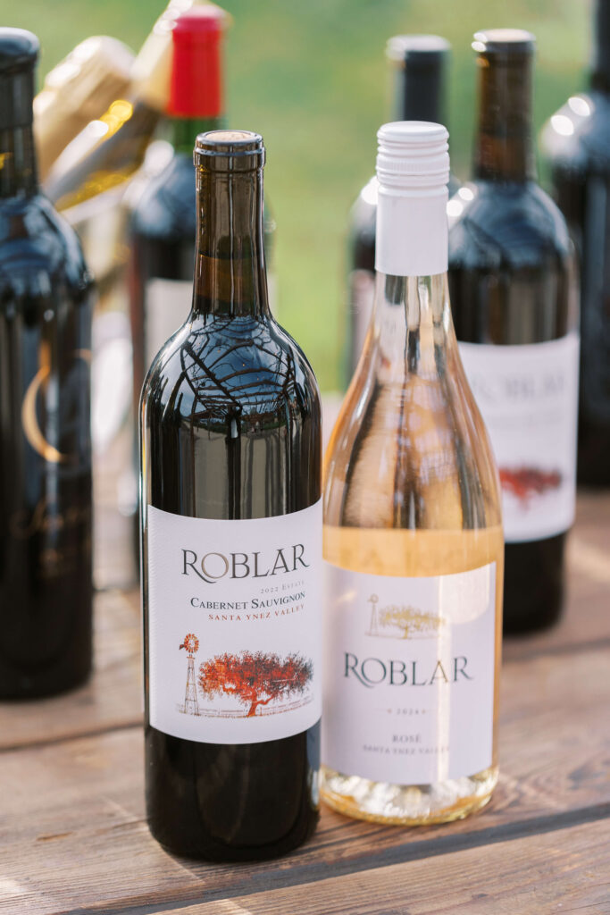 Roblar Farm Rehearsal Dinner Wine. Copyright - Lisa Leanne Photography, California