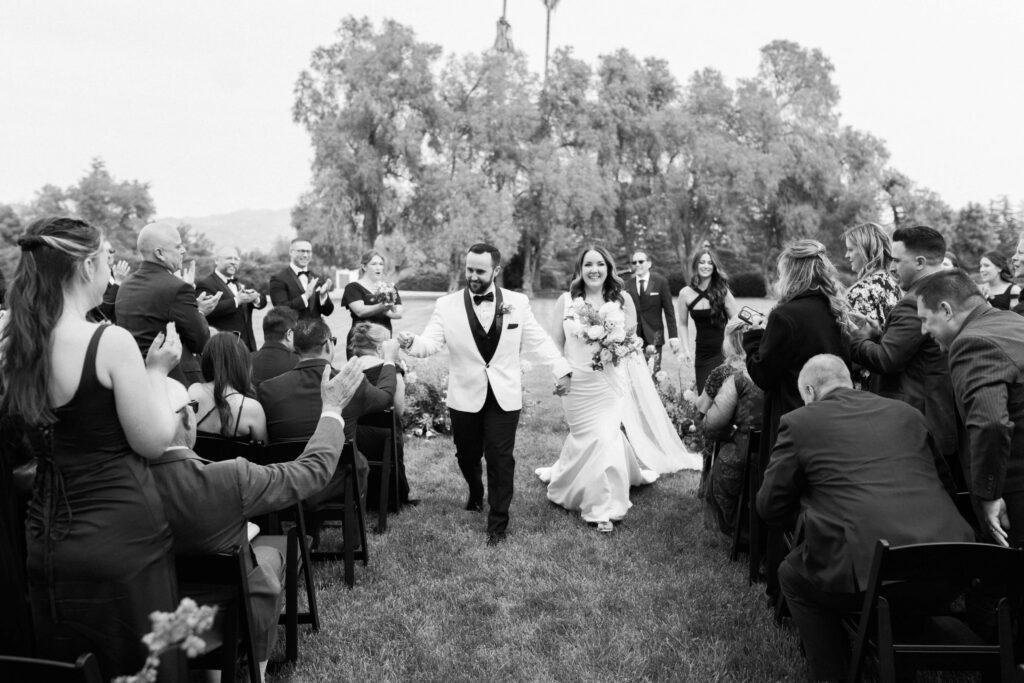 Roblar Farm Ceremony Recessional - Lisa Leanne Photography