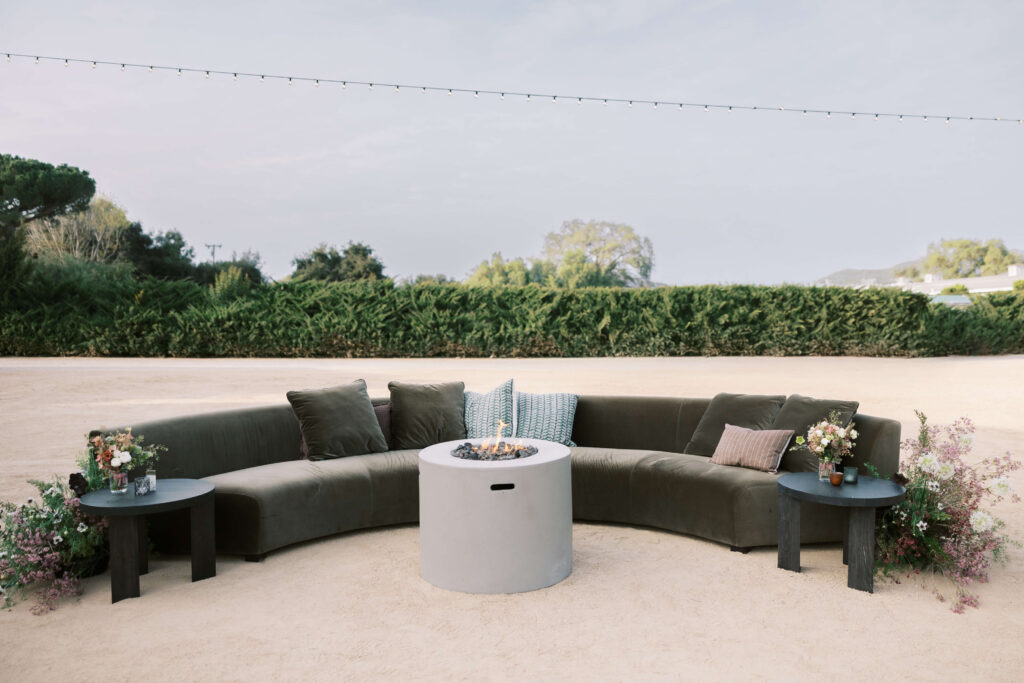 Roblar Farm Cocktail Hour Furniture - Lisa Leanne Photography