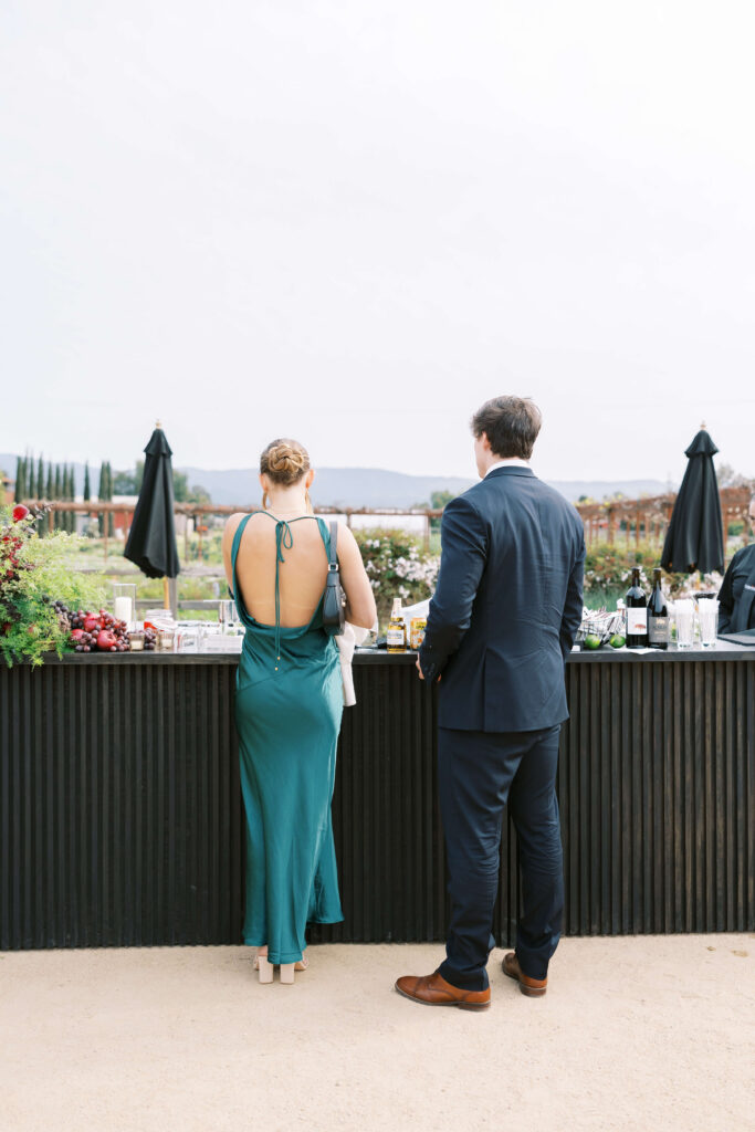Roblar Farm Cocktail Hour Bar - Lisa Leanne Photography