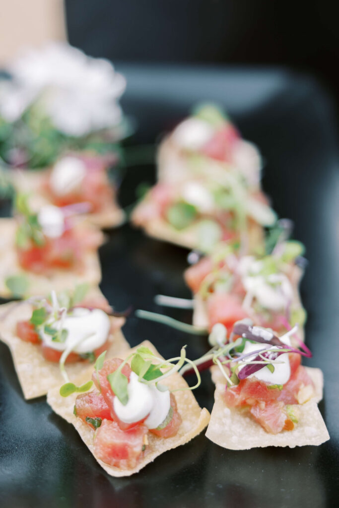 Roblar Farm Cocktail Hour Appetizer - Lisa Leanne Photography