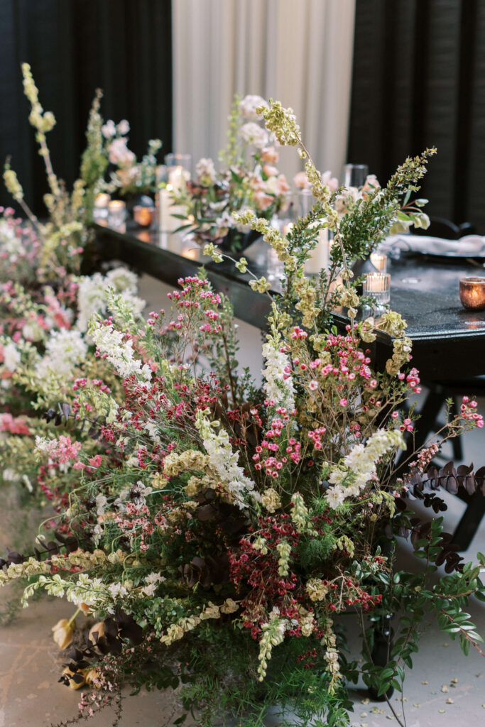 Roblar Winery Wedding Bride and Groom Table - Lisa Leanne Photography