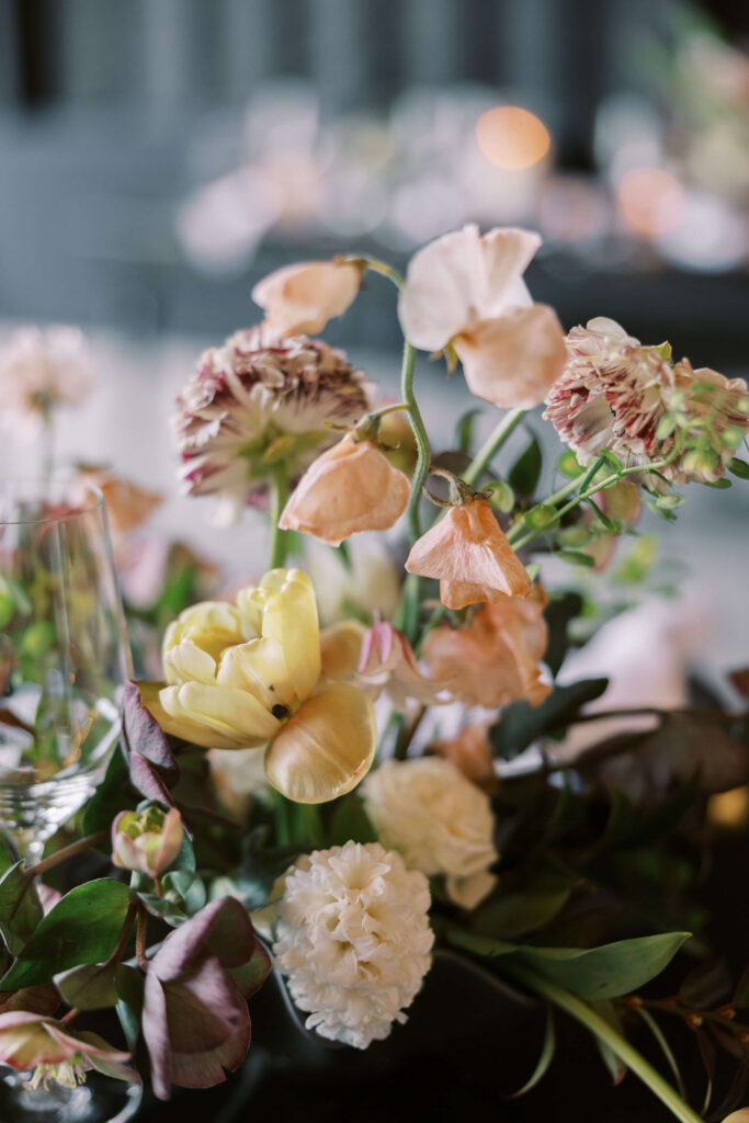 Roblar Farm Reception Floral Close Up - Lisa Leanne Photography